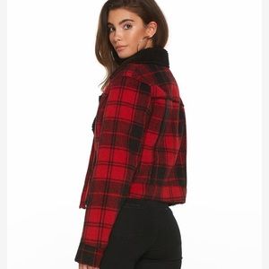 Fleetwood Moto Jacket Red Jessica Simpson